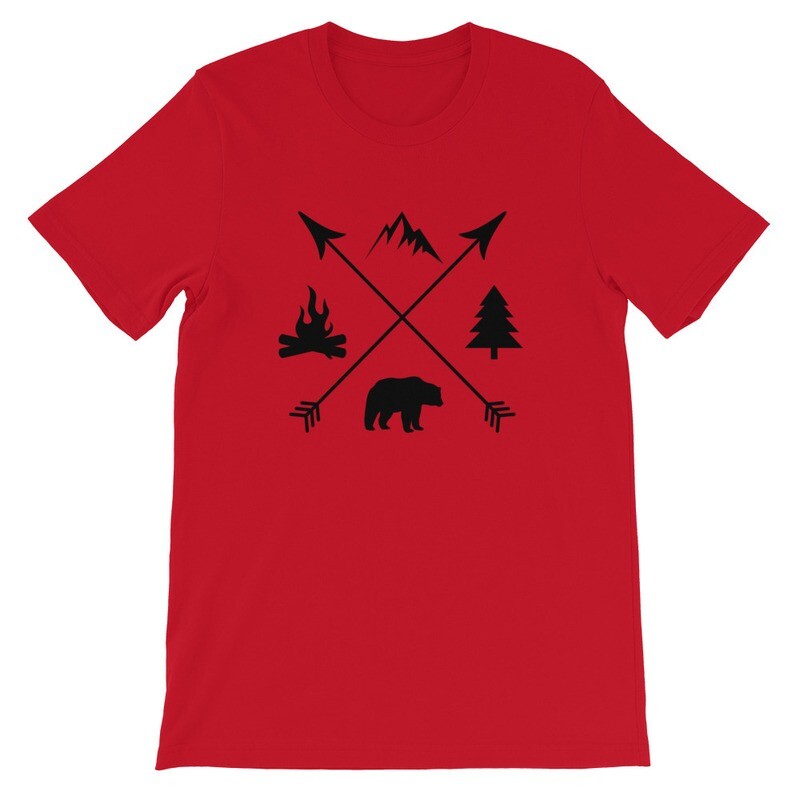 The Rockies Lifestyle - T-Shirt (Multi Colors)  Canadian American Rocky Mountains