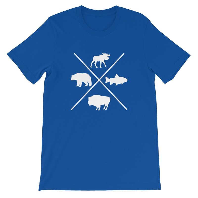 The Rockies Wildlife - T-Shirt (Multi Colors) The Rocky Mountains Canadian American Rocky Mountains