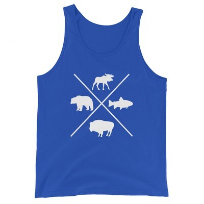 The Rockies Wildlife - Tank Top (Multi Colors) Canadian American Rocky Mountains