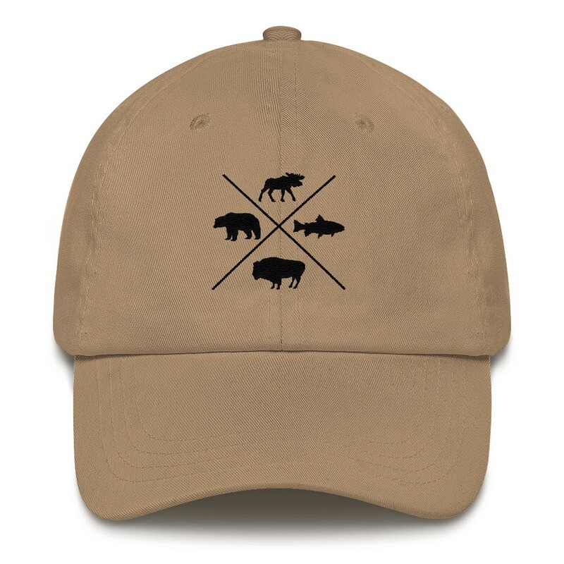 The Rockies Wildlife - Baseball / Dad hat (Multi Colors) Canadian American Rocky Mountains