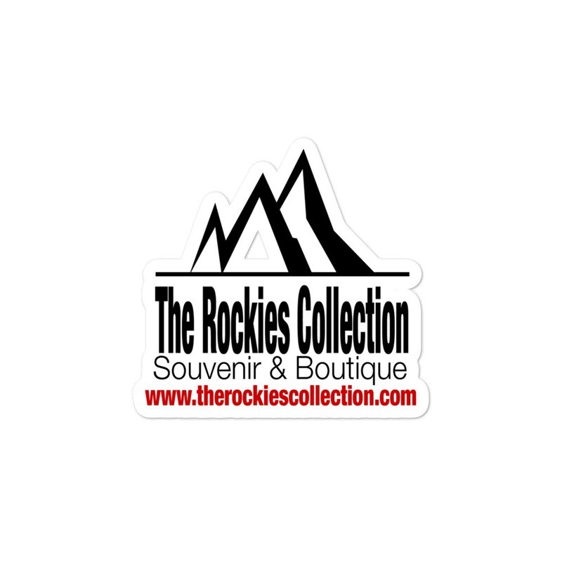 &quot;FREE&quot; The Rockies Collection Logo - Vinyl Bubble-free stickers (Multi Sizes) The Rocky Mountains Canadian American Rockies