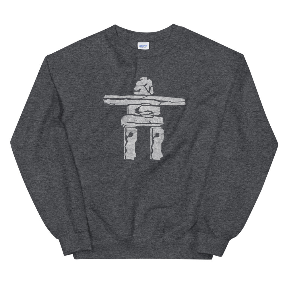 Inukshuk - Sweatshirt (Multi Colors) The Rocky Mountains Canadian American Rockies