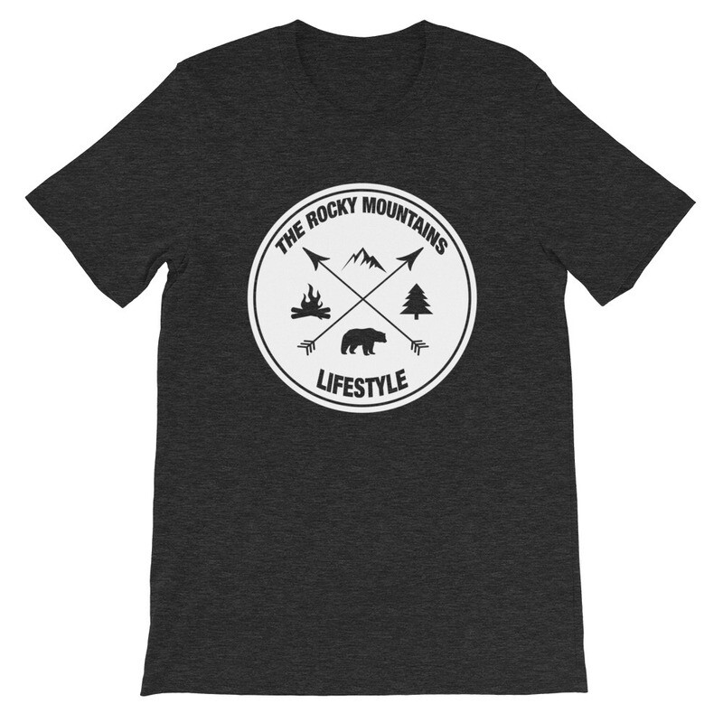 The Rocky Mountain Lifestyle - T-Shirt (Multi Colors) Canadian American Rockies