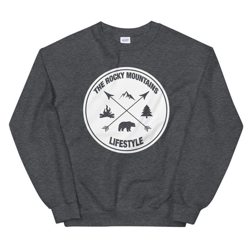 The Rocky Mountains Lifestyle - Sweatshirt (Multi Colors) Canadian American Rockies