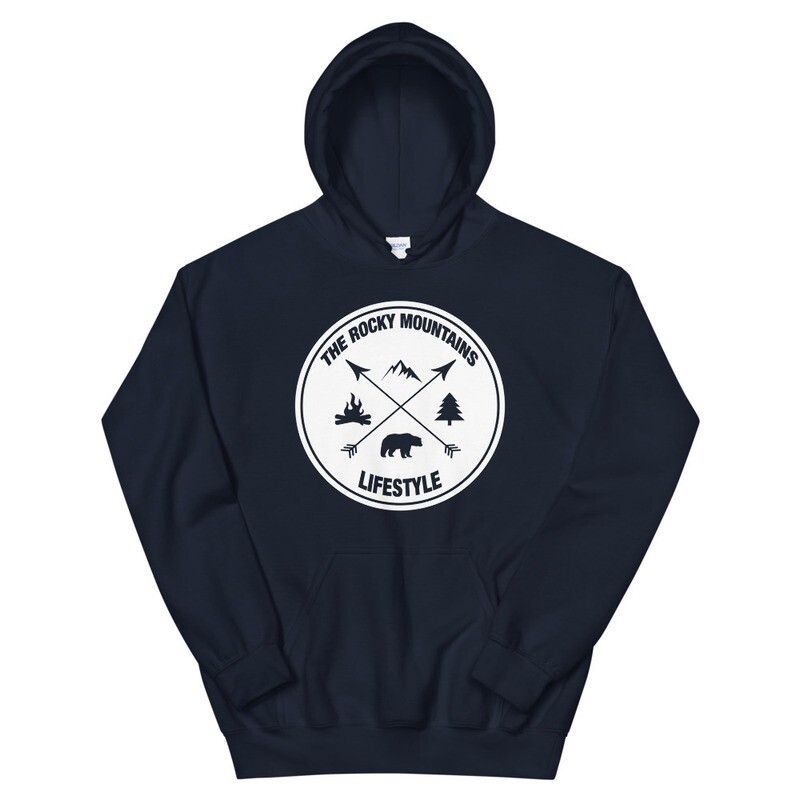 The Rocky Mountains Lifestyle - Hoodie (Multi Colors) Canadian American Rockies