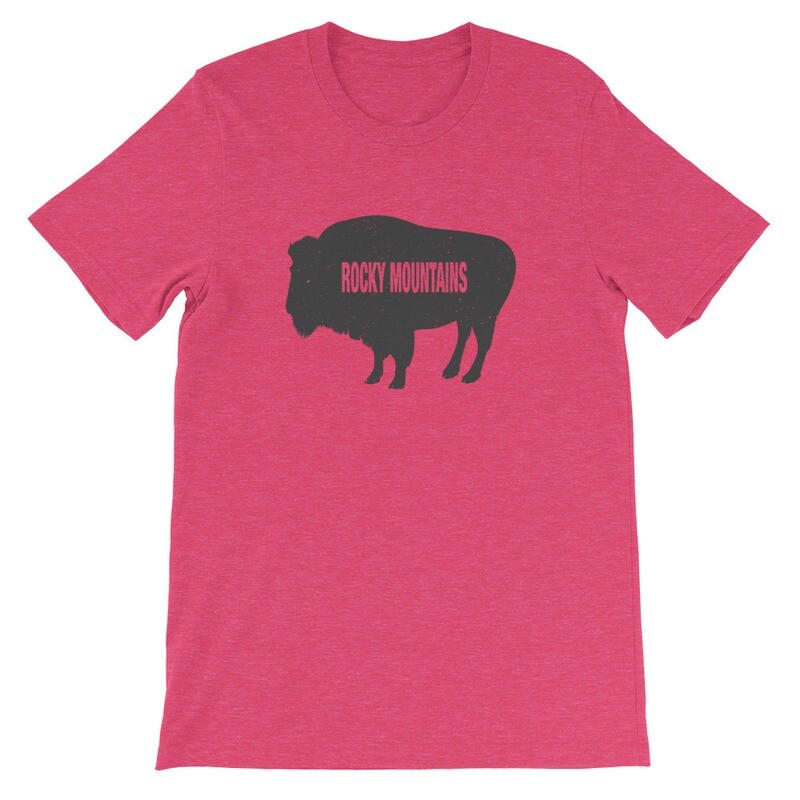 Rocky Mountain Bison - T-Shirt (Multi Colors) The American Canadian Rockies