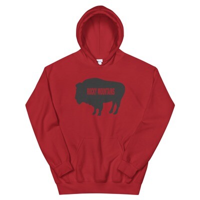 Rocky Mountain Bison - Hoodie (Multi Colors) The Rockies Canadian American Rocky Mountains