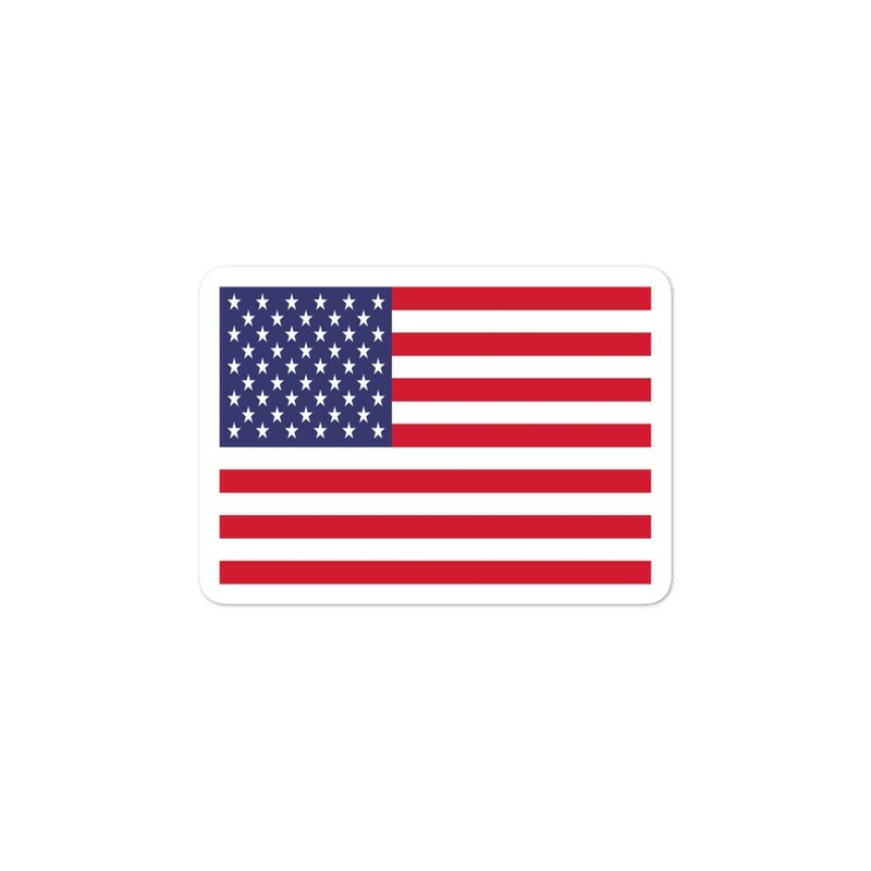 US Flag - Vinyl Bubble-free stickers (Multi Sizes)