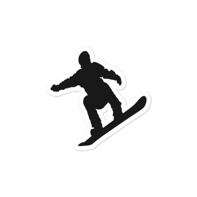 Snowboarder - Vinyl Bubble-free stickers (Multi Sizes) The Rockies American Canadian Rocky Mountains