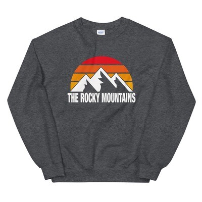The Rocky Mountains - Sweatshirt (Multi Colors) The Rockies American Canadian Rocky Mountains