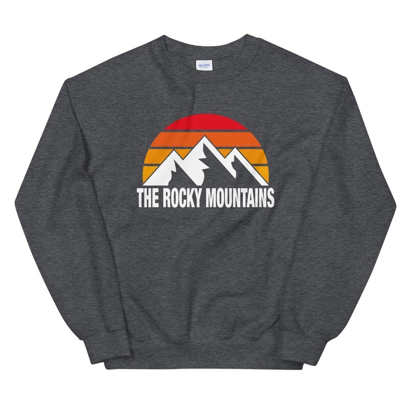 The Rocky Mountains - Sweatshirt (Multi Colors) The Rockies American Canadian Rocky Mountains