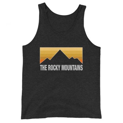 The Rocky Mountains - Tank Top (Multi Colors) Canadian American Rockies