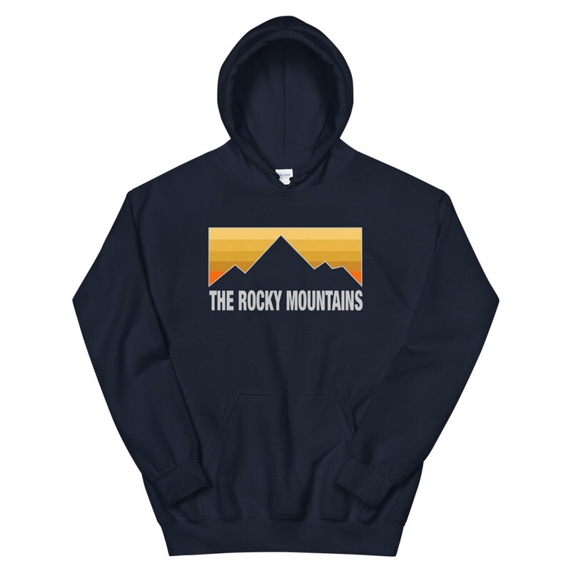 The Rocky Mountains - Hoodie (Multi Colors) Canadian American Rockies