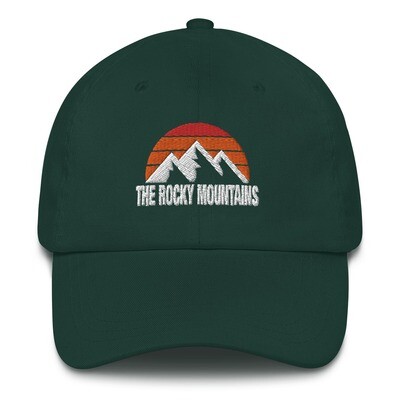 The Rocky Mountains - Baseball / Dad hat (Multi Colors) Canadian American Rockies