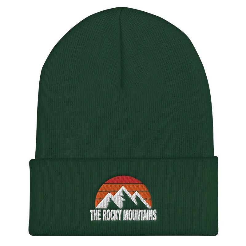 The Rocky Mountains - Cuffed Beanie (Multi Colors) Canadian American Rockies
