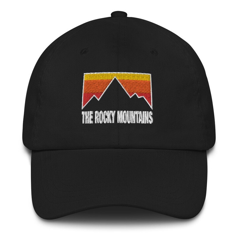 The Rocky Mountains - Baseball / Dad hat (Multi Colors) The Rocky Mountains Canadian American Rockies
