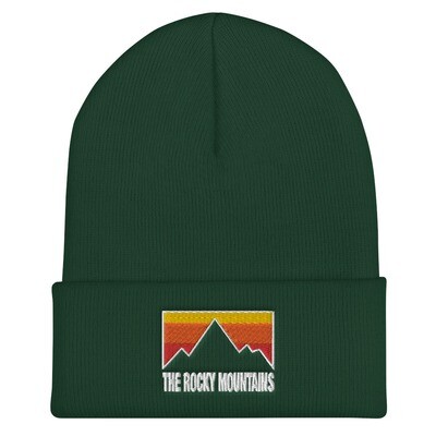 The Rocky Mountains - Cuffed Beanie (Multi Colors) Canadian American Rockies