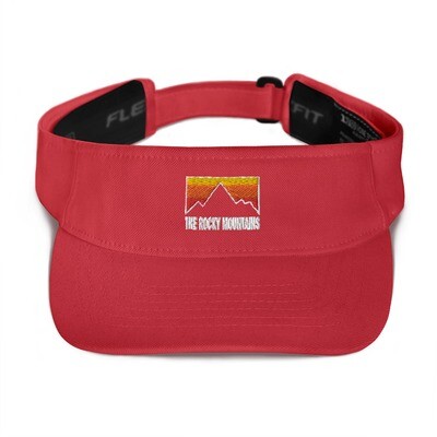 The Rocky Mountains - Visor (Multi Colors) Canadian American Rockies