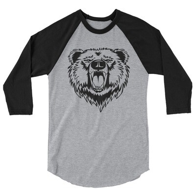 Bear - 3/4 sleeve raglan shirt (Multi Colors)