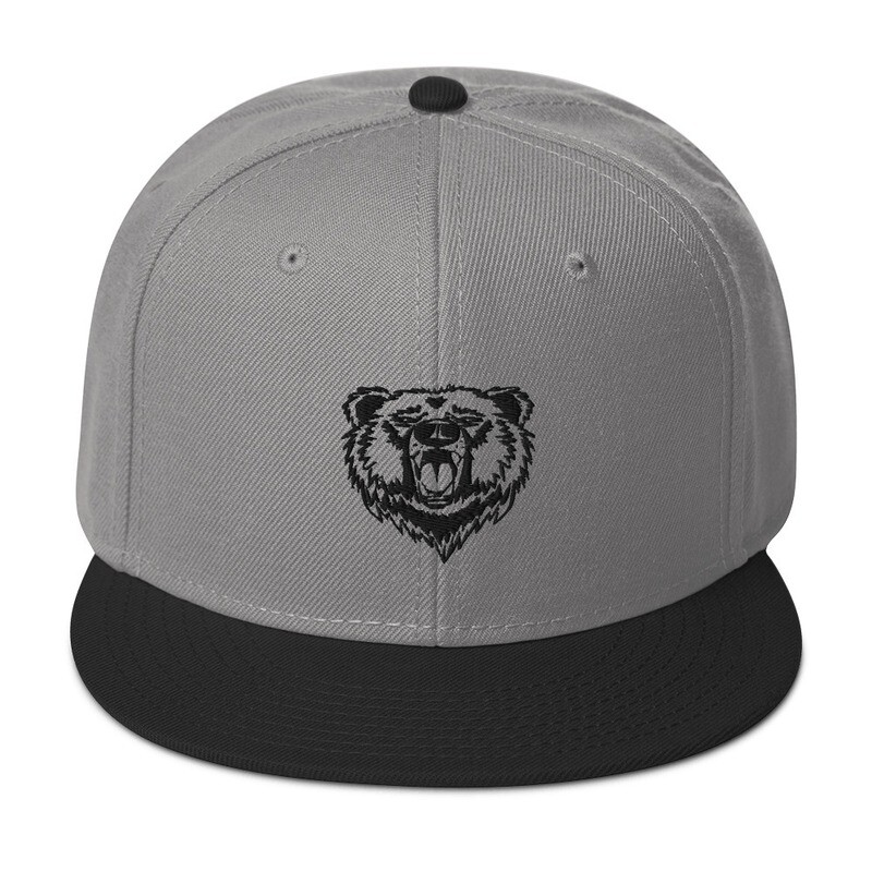 Bear - Snapback Hat (Multi Colors) The Rocky Mountains Canadian American Rockies