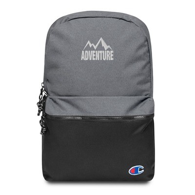 Adventure - Embroidered Champion Backpack