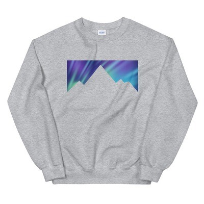 Aurora Mountains - Sweatshirt (Multi Colors) The Rocky Mountains, Canadian, American Rockies