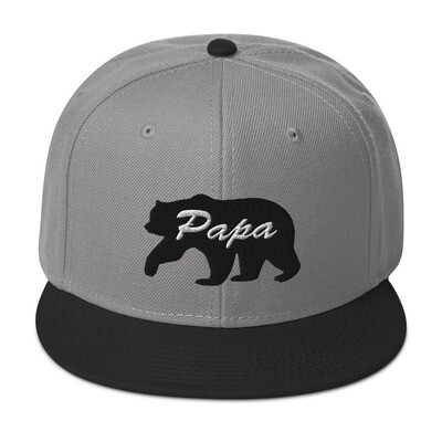 Papa Bear - Snapback Hat (Multi Colors) The Rocky Mountains
