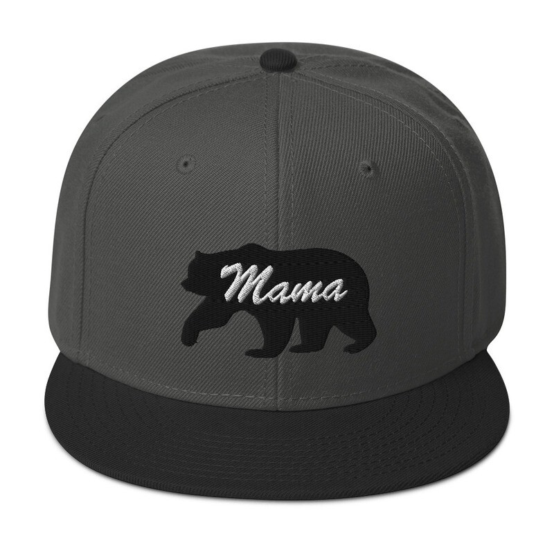 Mama Bear - Snapback Hat (Multi Colors) The Rocky Mountains