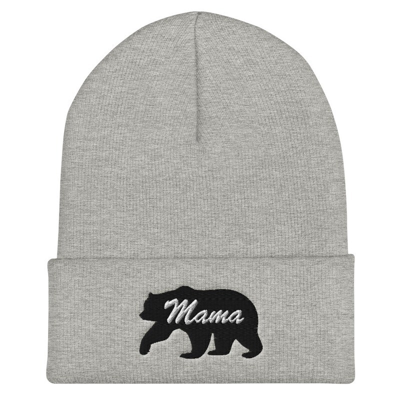 Mama Bear - Cuffed Beanie (Multi Colors) The Rocky Mountains