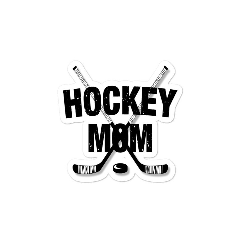 Hockey Mom - Bubble-free stickers (Multi Sizes)