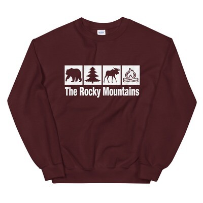 The Rocky Mountains - Sweatshirt (Multi Colors) The Rocky Mountains - Sweatshirt (Multi Colors)