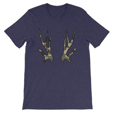 Deer Antlers Forest (Hunting) Camo - T-Shirt (Multi Colors)