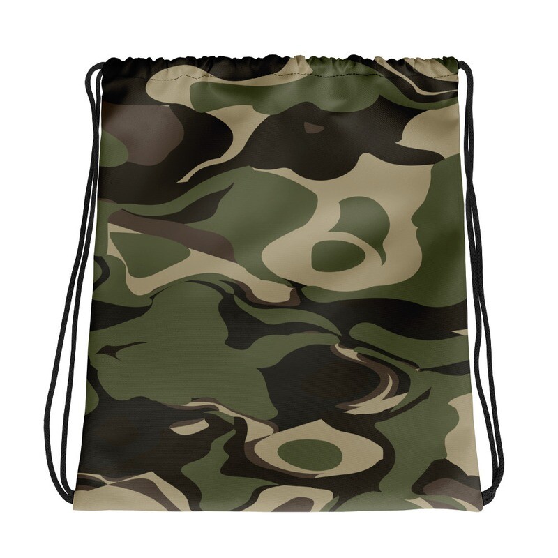 Forest (Hunting) Camo - Drawstring bag