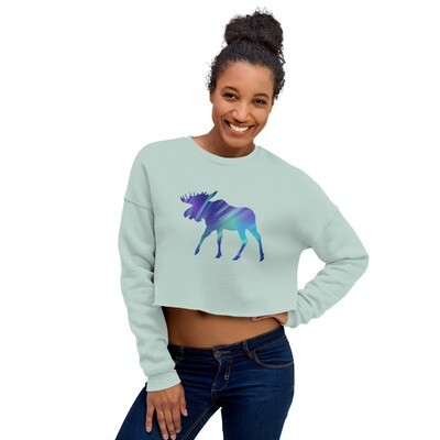 Aurora Moose - Crop Sweatshirt (Multi Colors) Aurora Moose - Crop Sweatshirt (Multi Colors)