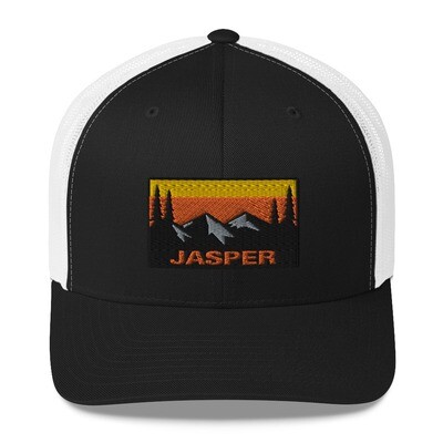Jasper Alberta Canada - Trucker Cap (Multi Colors) Canadian Rockies