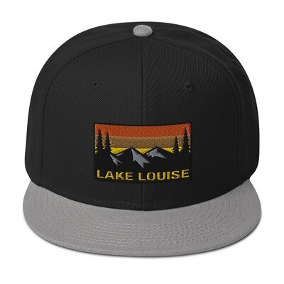 Lake Louise Alberta - Snapback Hat (Multi Colors) Canadian Rocky Mountains