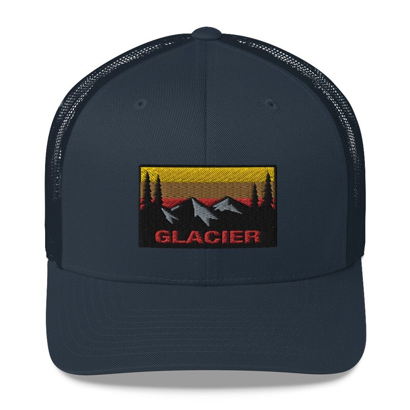 Glacier - Trucker Cap (Multi Colors) The Rocky Mountains
