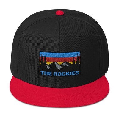 The Rockies - Snapback Hat (Multi Colors) The American Canadian Rocky Mountains