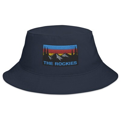 The Rockies - Bucket Hat (Multi Colors) Canadian American Rocky Mountains