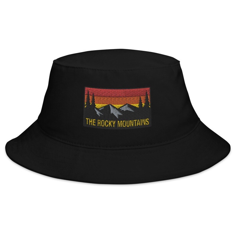 The Rocky Mountains - Bucket Hat (Multi Colors) American Canadian Rockies