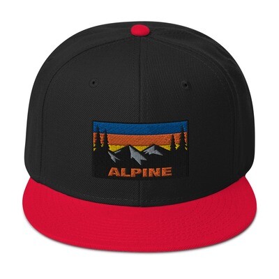Alpine - Snapback Hat (Multi Colors) The Rockies American Canadian Rocky Mountains