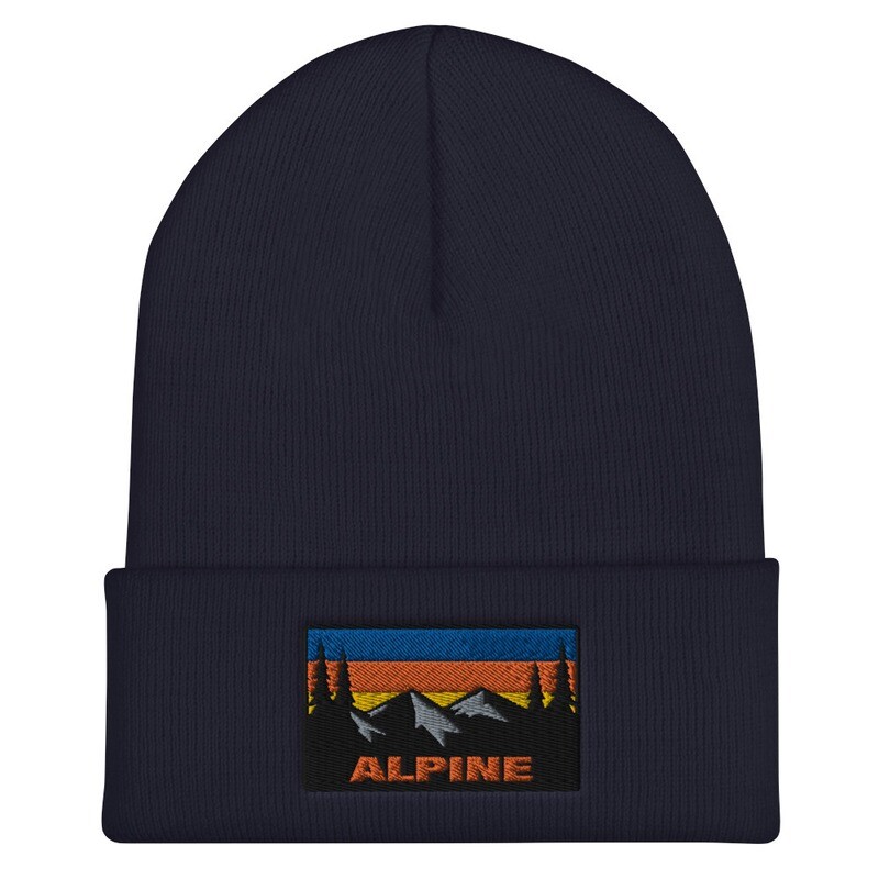 Alpine - Cuffed Beanie (Multi Colors) The Rockies Canadian American Rocky Mountains