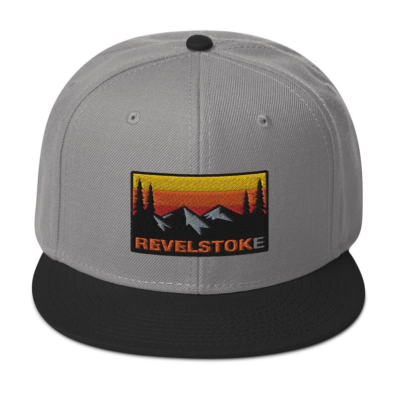 Revelstoke British Columbia - Snapback Hat (multi Colors) The Rockies Canadian Rocky Mountains