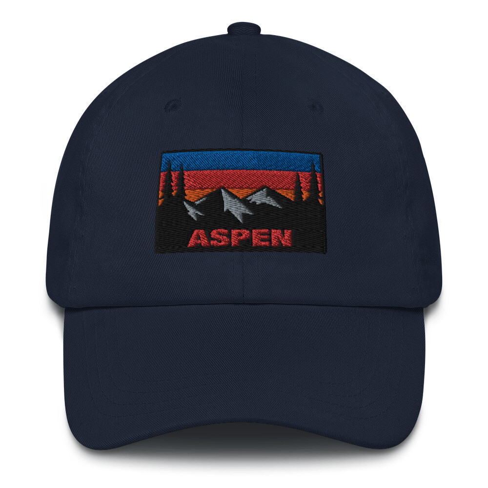 Aspen Colorado - Baseball / Dad hat (Multi Colors) The Rockies American Rocky Mountains