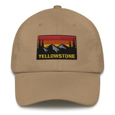 Yellowstone Wyoming Montana Idaho - Baseball / Dad hat (Multi Colors) The Rockies American Rocky Mountains