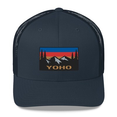 Yoho British Columbia - Trucker Cap (Multi Colors) The Rockies Canadian Rocky Mountains
