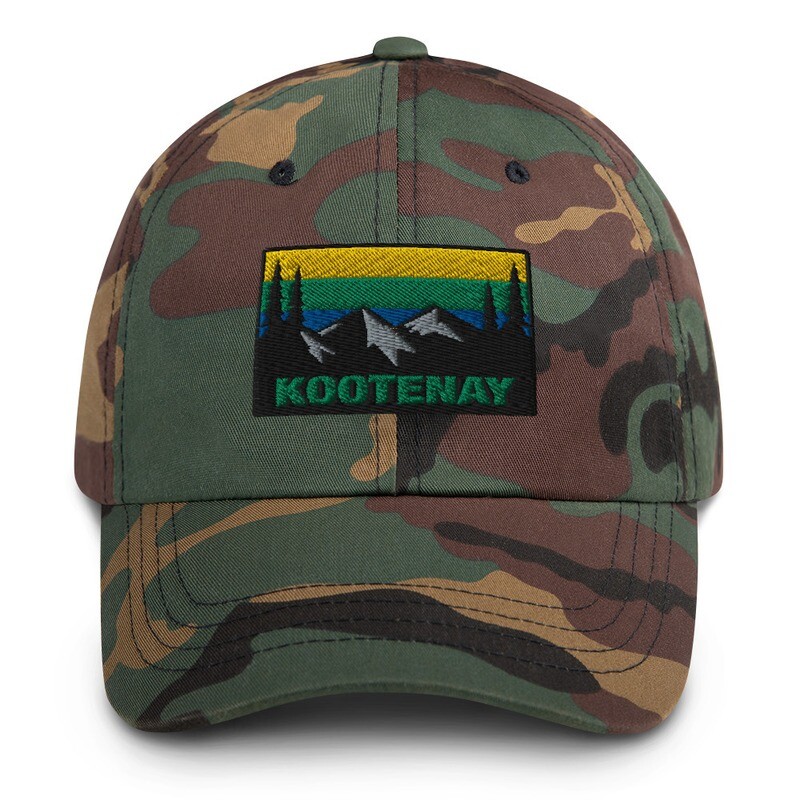 Kootenay British Columbia - Baseball / Dad hat (Multi Colors) The Rocky mountains Canadian Rockies