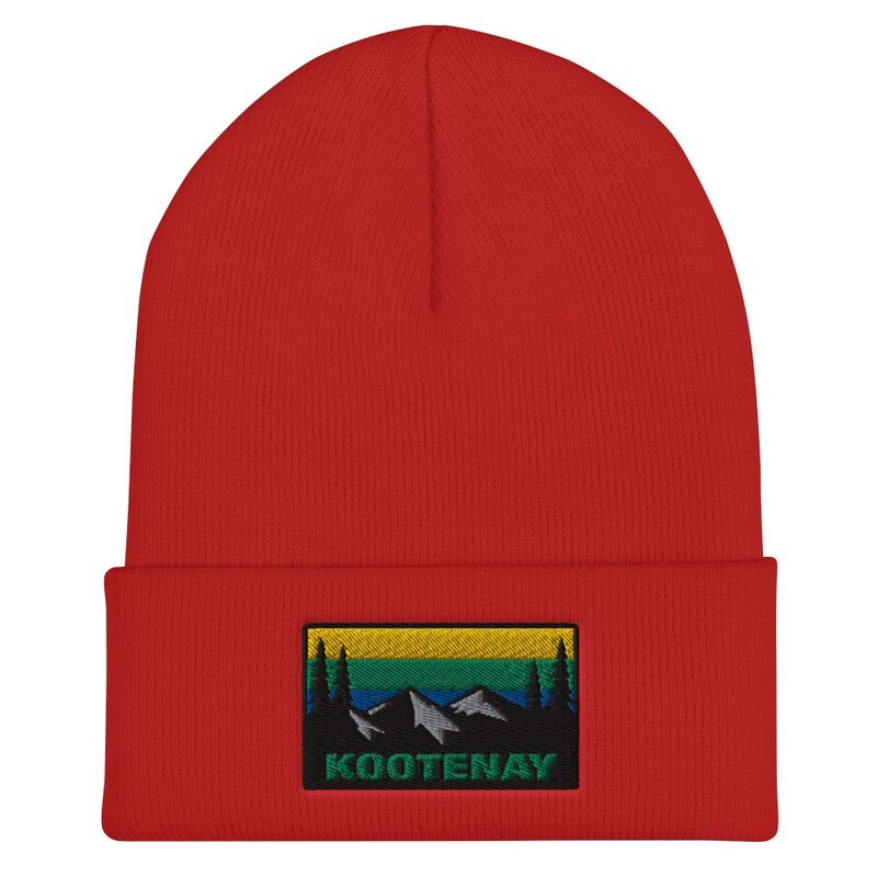 Kootenay British Columbia - Cuffed Beanie (Multi Colors) The Rocky Mountains Canadian Rockies