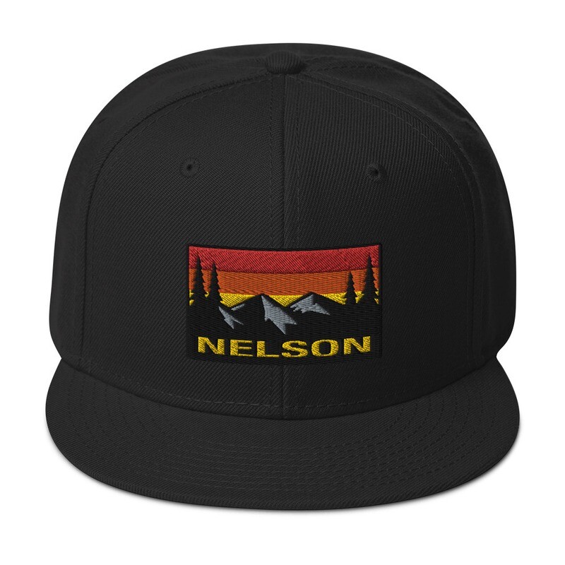 Nelson British Columbia - Snapback Hat (multi Colors) The Rocky Mountains Canadian Rockies