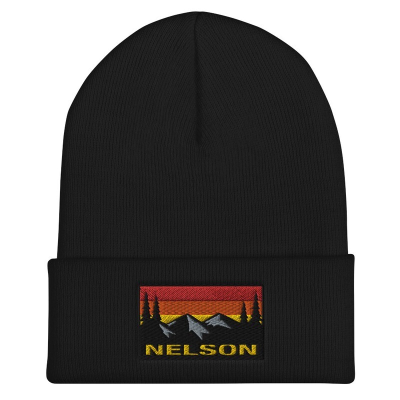 Nelson British Columbia - Cuffed Beanie (Multi Colors) The Rocky Mountains Canadian Rockies